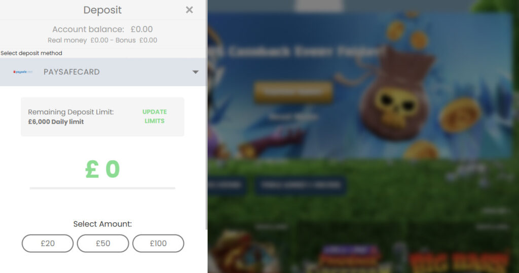 Top Paysafecard casino UK - Duelz
